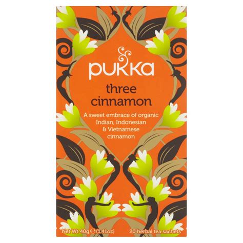 Pukka Organicanic Three Cinnamon Tea 40g Centra