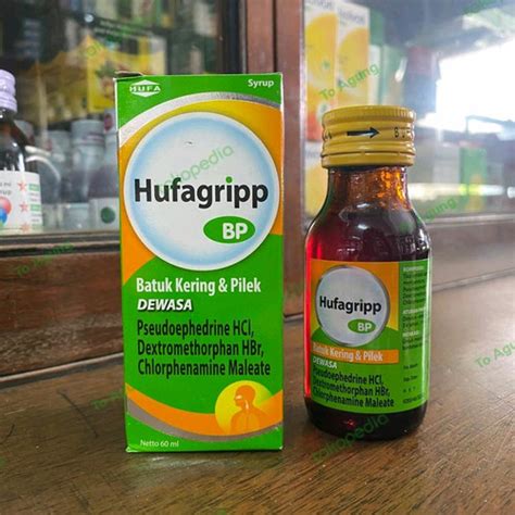 Jual Hufagripp Hufagrip Bp Dewasa Ml Obat Batuk Kering Pilek