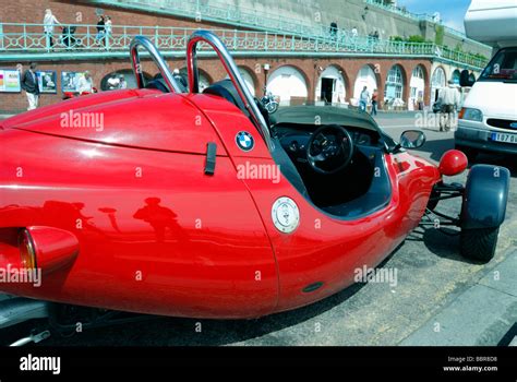 Red Bmw Scorpion 3 Wheel Car Stock Photo Alamy
