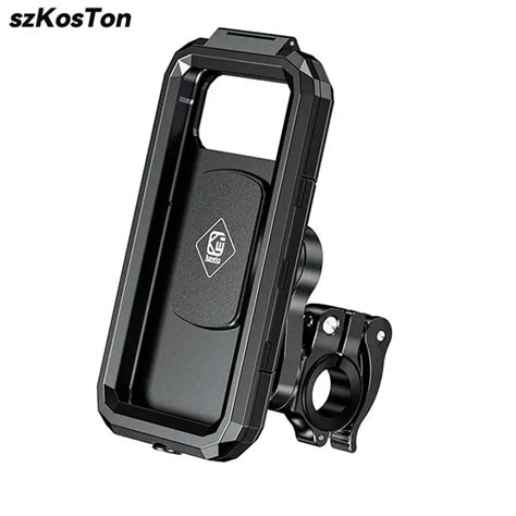 Imperme Vel Motocicleta Telefone Mount Bicicleta Celular Titular Touch