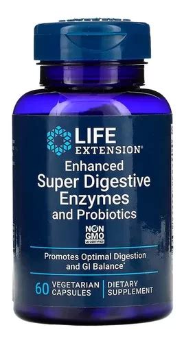 Life Extension Enzimas Digestivas Y Probióticos 60 Cápsulas Envío gratis