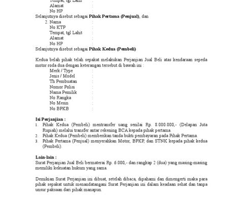 Cara Bikin Surat Perjanjian Gadai Kontrakan Delinewstv