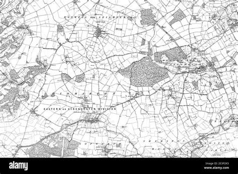 Map Of Wiltshire Sheet Ordnance Survey Stock Photo Alamy