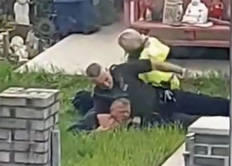 Police Officer Suspended After Footage Shows ‘man Being Hit