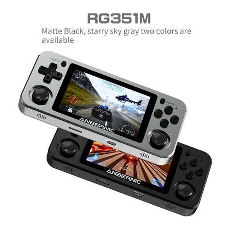 New Anbernic Rg351m Portable Game Console Pocket Game Player 35” Ips Screen Open Source Linux