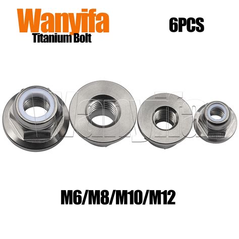 Фланцевая гайка M6/M8M10/M12 с нейлоновой крышкой для мотоцикла ...