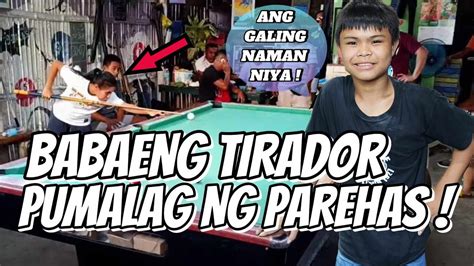 Sa Unang Pagkakataon Lumaban Ng Paehas Isang BABAENG TIRADOR Ng Bacolod