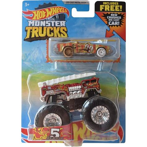 ホットウィール Hot Wheels モンスタートラック アラーム クラッシュドダイキャストカーつき ビー マニアックス Yahoo 店 通販 Yahoo ショッピング