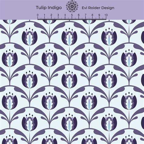 Tulip Indigo Cotton Sw10945 Ww