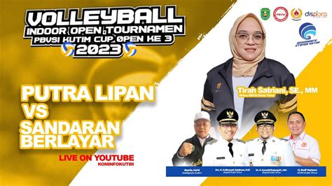 Pbvsi Kutim Cup Volleyball Open Tournament Tahun Putra Lipan Vs