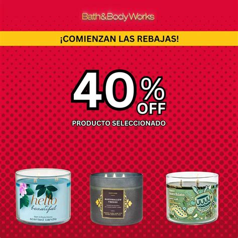 Bath Body Works Rebajas 2024 hasta 40 de descuento en artículos