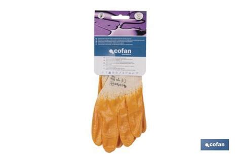 Guantes De Nitrilo Amarillos Revestimiento Impermeable Y No