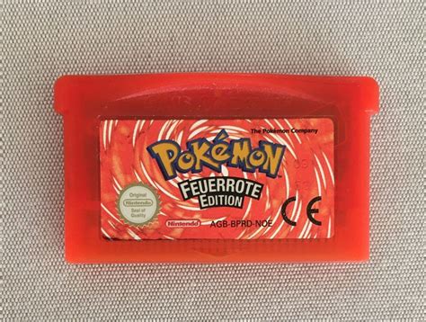 Pokémon Feuerrot Feuerrote Edition Kaufen auf Ricardo