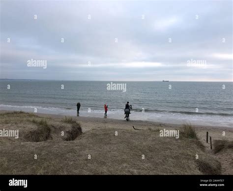 A Beautiful Day On Studland Beach Uk Stock Photo Alamy