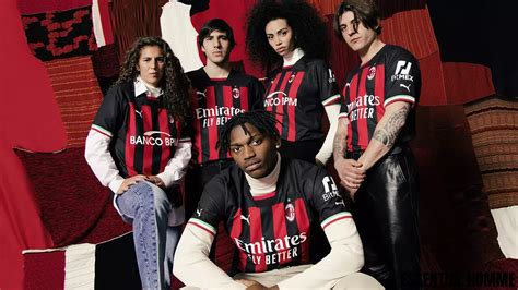 Puma And Ac Milan Dévoilent Le Maillot Domicile 2022 2023 Essential Homme