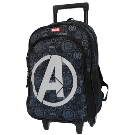 Sac à dos à roulettes Avengers Marvel 42 CM Trolley Haut de Gamme