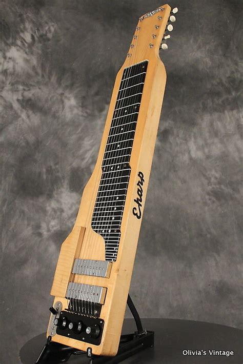 Alkire 10 String Eharp Steel Guitar 1960 Natural Reverb