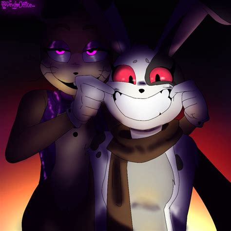 Smile Vanny And Glitchtrap Fanart Fivenightsatfreddys Fnaf