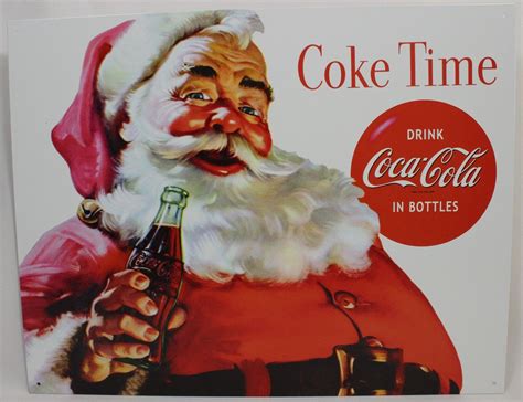 Vintage Santa Coke