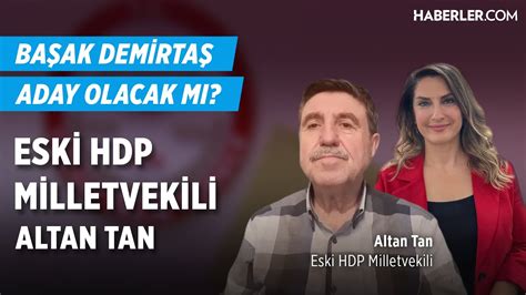 Dem Parti Chp’yi Destekleyecek Mi Altan Tan Youtube