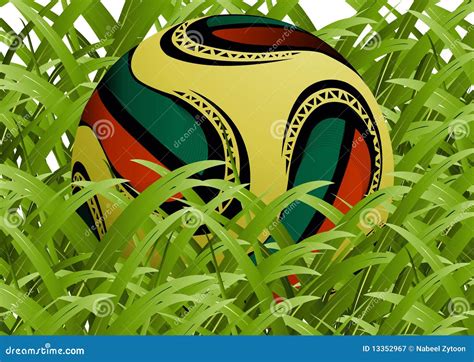 Official World Cup 2010 Ball Stock Illustration Illustration Of Fifa