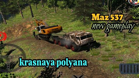 Maz 537 Truck Gameplay Krasnaya Polyana Map Gameplay Rthd Gameplay