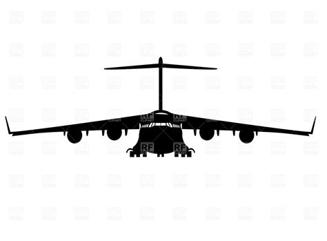 Military cargo aircraft clipart - Clipground