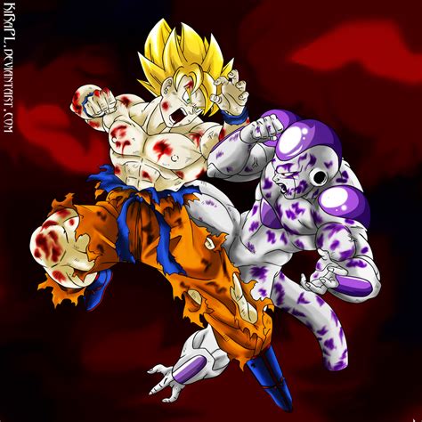 Sacrifice Son Goku Vs Freezer By Kirapl On Deviantart