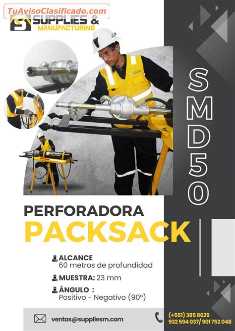 SM D50 NEW PACKSACK PERFORADORA NEUMATICA Empresas E Industria