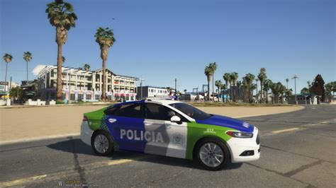 Patrullero de la Policía Bonaerense Argentina Ford Mondeo GTA5 Mods