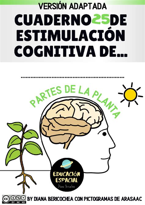 Cuaderno Estimulacion Cognitiva Partes De La Planta Version Adaptada