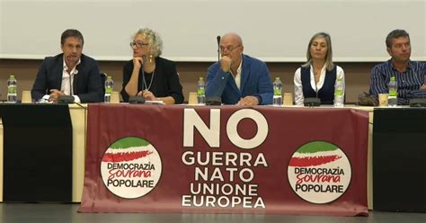 Presentata La Lista Di Democrazia Sovrana Popolare