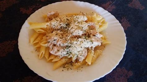 Minden ami recept praktikák Tejszínes gombás csirkemell penne