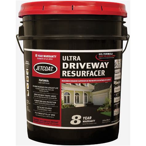 Jetcoat 4 75 Gal 5 Year Premium Driveway Sealer And Filler Do It Best