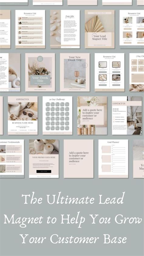 Customizable Canva Lead Magnet Template Canva Template E Book