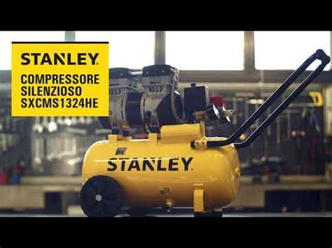 Compressore Silenzioso 24 Litri SXCMS1324HE STANLEY IT YouTube