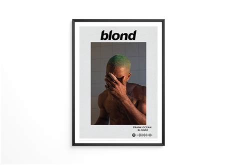 Frank Ocean Blonde Album Poster Album Cover Poster Music T