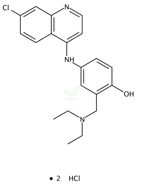 盐酸阿莫地喹氨酸阿莫地喹阿莫地喹碱7 氯 43 二乙基氨基甲基 4 羟基苯胺基喹啉二盐酸盐阿莫地喹二盐酸盐阿莫地喹盐酸盐47