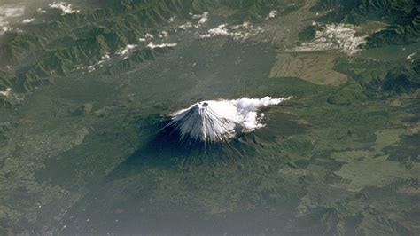 Mountains Dark Volcano Mount Fuji Nature Water Hd Wallpaper