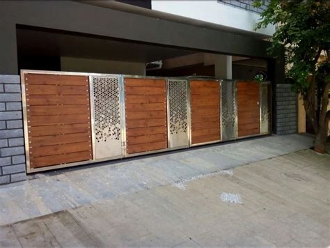 Modern Stainless Steel Designer Ss Main Gate For Residential At Rs