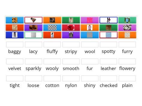 Solutions Intermediate. Unit 1. Fashion. - Match up