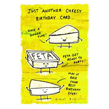 cheesy birthday card  ps