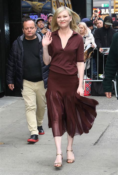 Kirsten Dunst – Promoting her new movie ‘Civil War’ in New York – GotCeleb