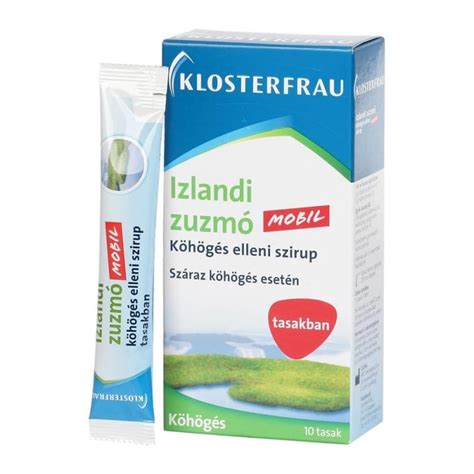 Klosterfrau IZLANDI ZUZMÓ köhögés elleni szirup 10 x 10 ml