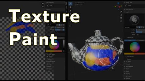 Blender 2 8 Basic Texture Paint Features Beginners Crash Course