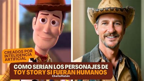 Cómo serían los personajes de TOY STORY si fueran HUMANOS según la IA