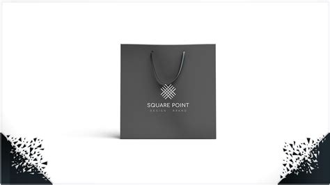 Minimalist logo (square point) on Behance