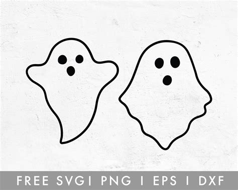 Free Boho Ghost Svg For Cricut Cameo Silhouette Caluya Design