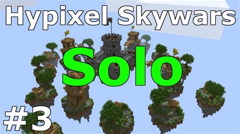 Hypixel ~ Solo Skywars 3 ~ Knockback 3 Rod Youtube