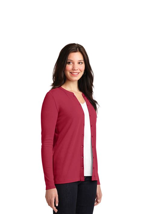 Port Authority® Ladies Concept Stretch Button Front Cardigan Sweaters